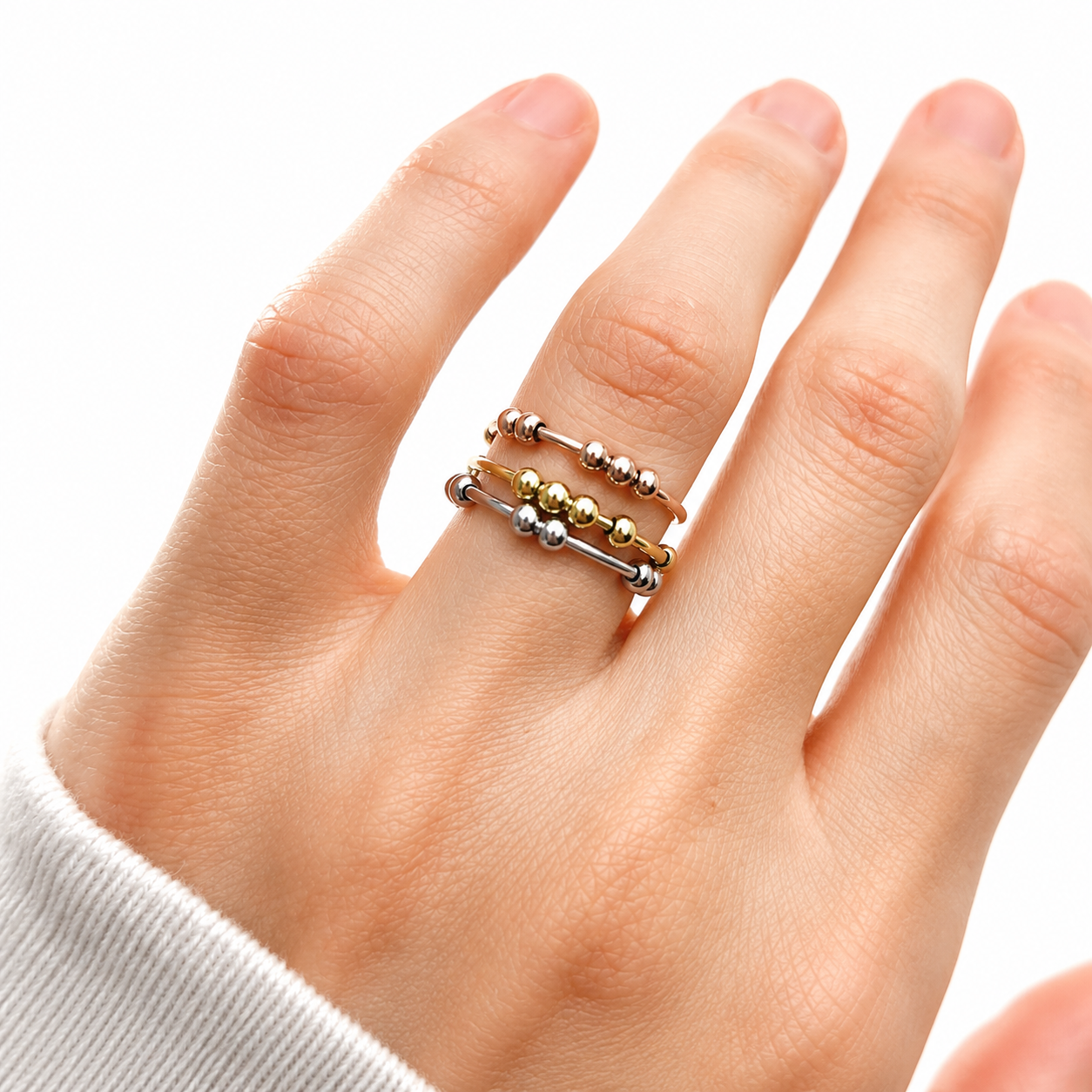 Fidget Beads Ring